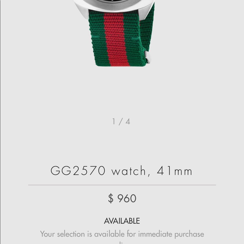 gg2570 gucci watch used